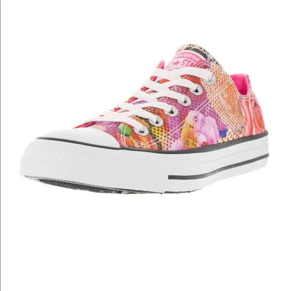 Converse Ctas Digital Floral Pink Women’s Sneakers - Picture 5 of 7