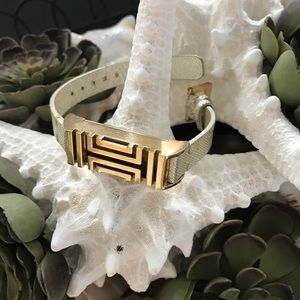 Gold Tory Burch Fit Bit Flex Bracelet