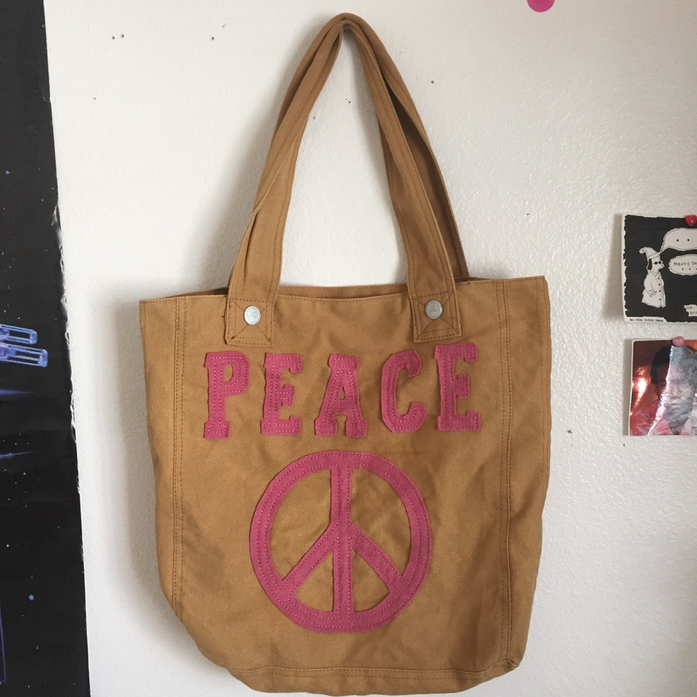 Pink Peace Tote