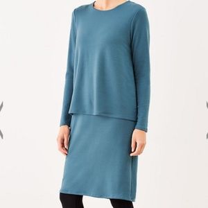 J.JILL PURE JILL LUXE TENCEL TIRED DRESS