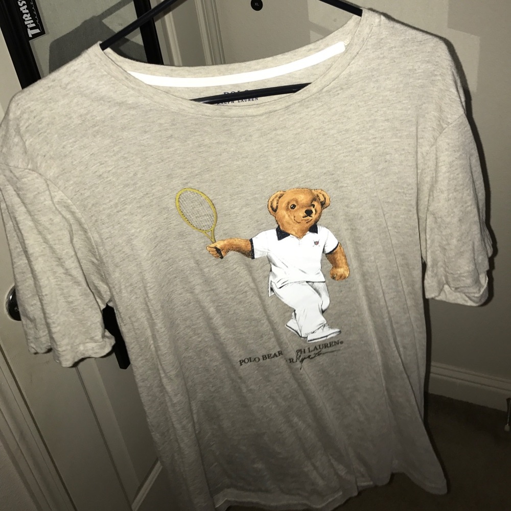 Polo Ralph Lauren "polo bear" shirt grey