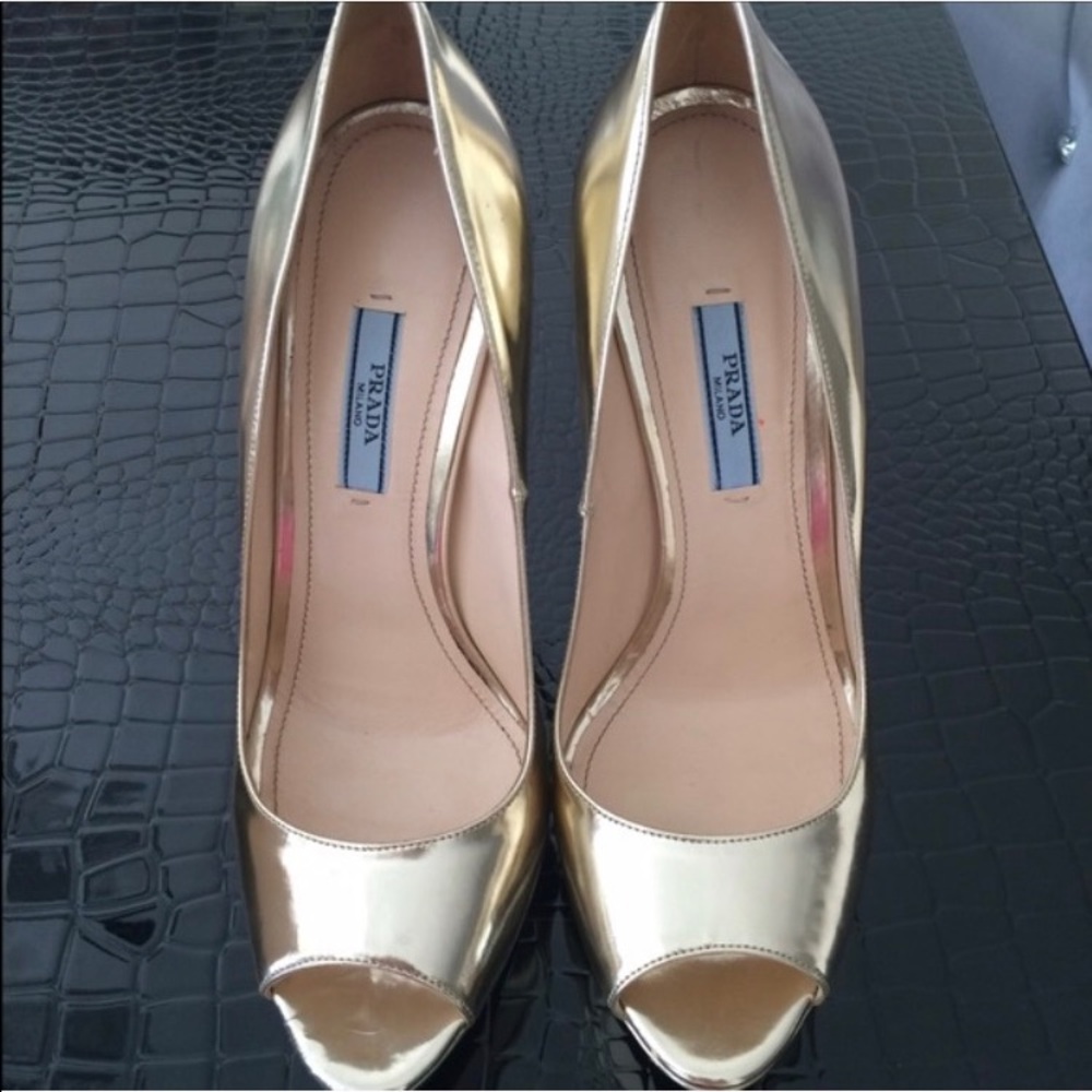 Prada heels - Vitelli Specchio 169 Pirite
