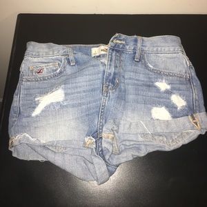 hollister high waisted shorts