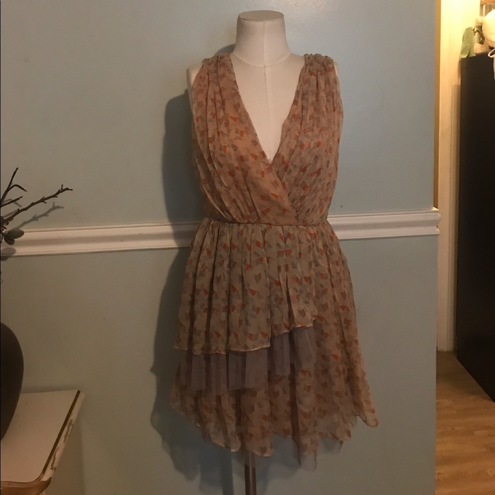 Anthropologie Hype dress size 6 silk Make Offer!