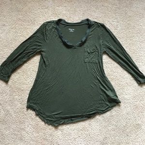 Green 3/4 sleeve