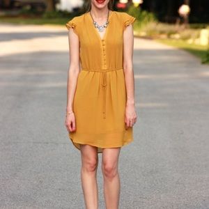 H&M Mustard Dress