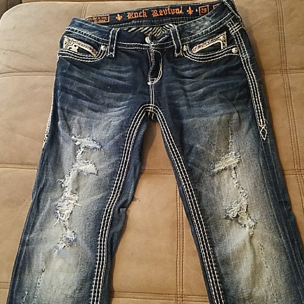 Rock revival capris