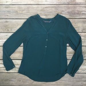 Zara Dark Green Blouse Zara Dark Green Blouse