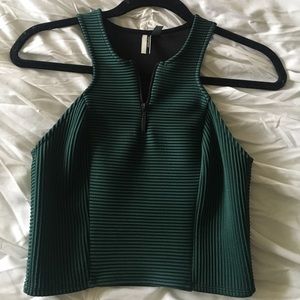 Topshop Green Croptop Topshop Green Croptop