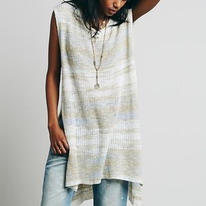 Free People Sunny Days Sleeveless Tunic Sweater Free People Sunny Days Sleeveless Tunic Sweater