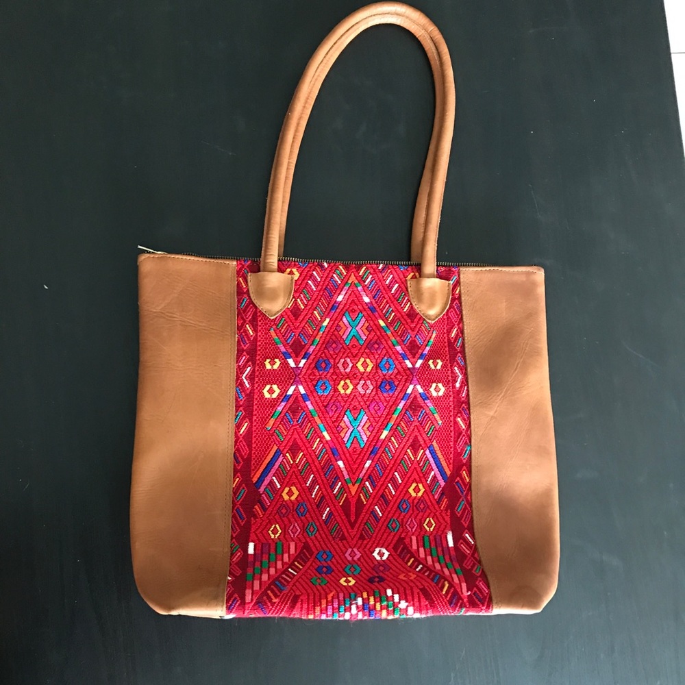 Authentic Guatemalan Leather Purse