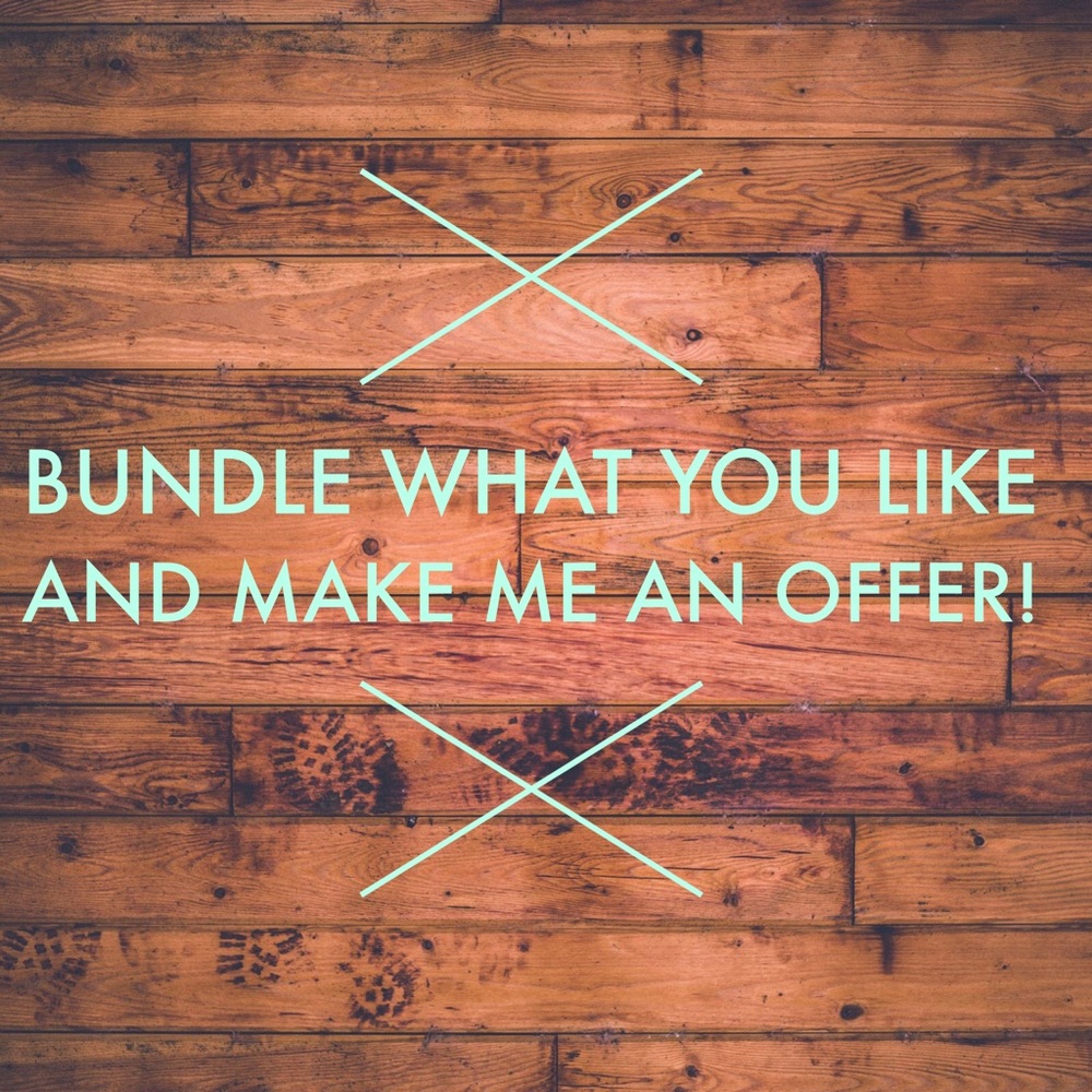 Bundle what you like and make me An Offer! 💋🛍