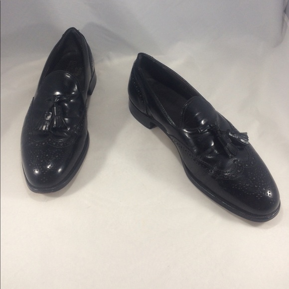 Private labeled Alden wingtip tassel black shoes! - Picture 4 of 8
