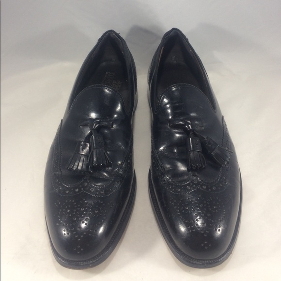 Private labeled Alden wingtip tassel black shoes! - Picture 5 of 8