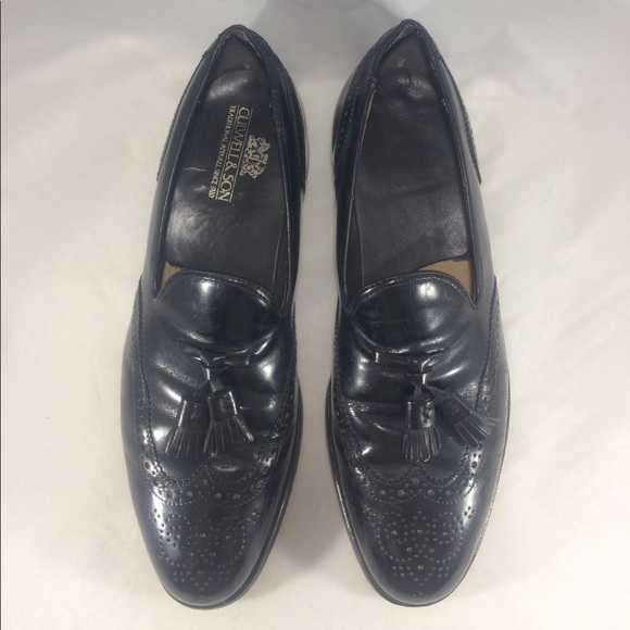 Private labeled Alden wingtip tassel black shoes! - Picture 6 of 8