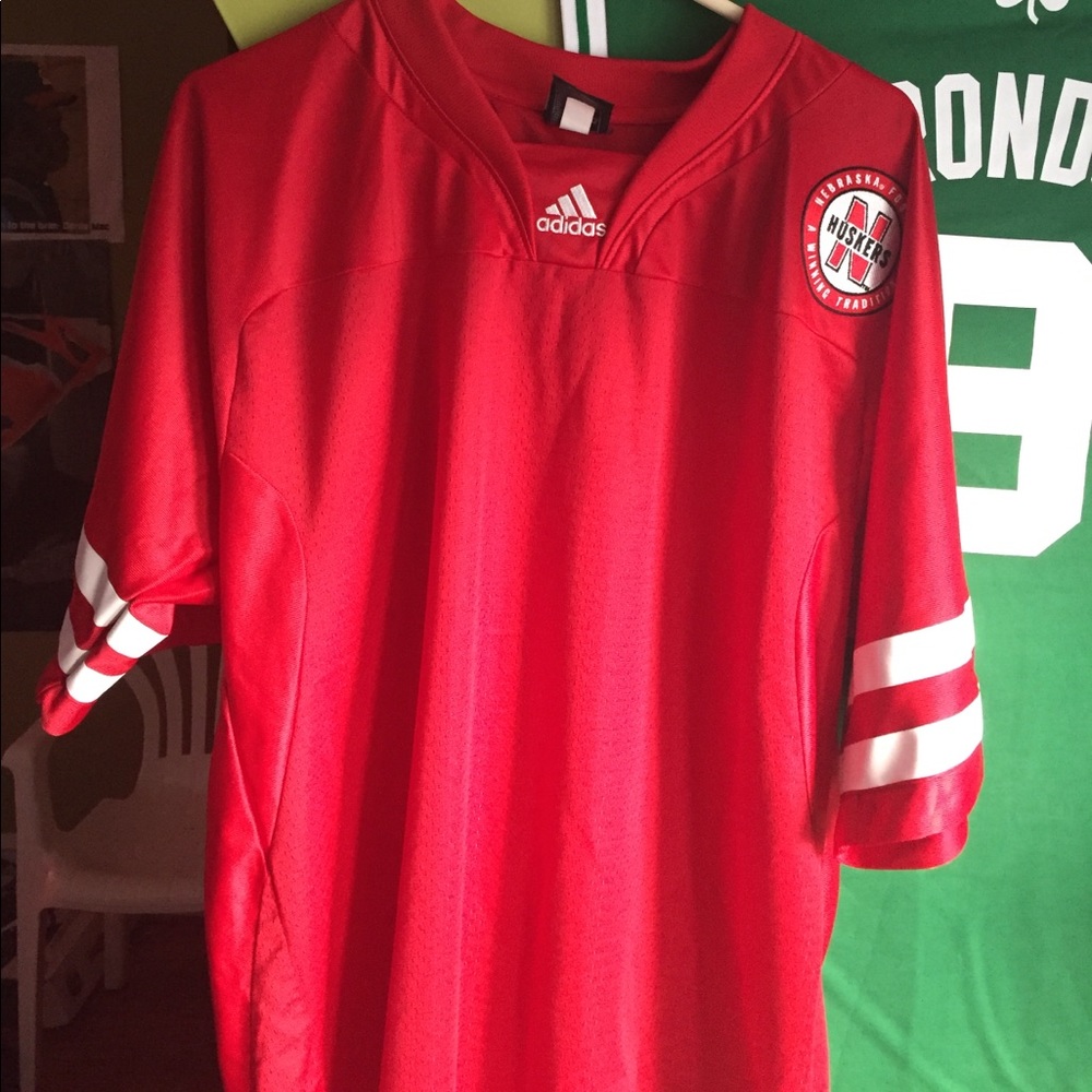 Adidas Nebraska huskers college football jersey