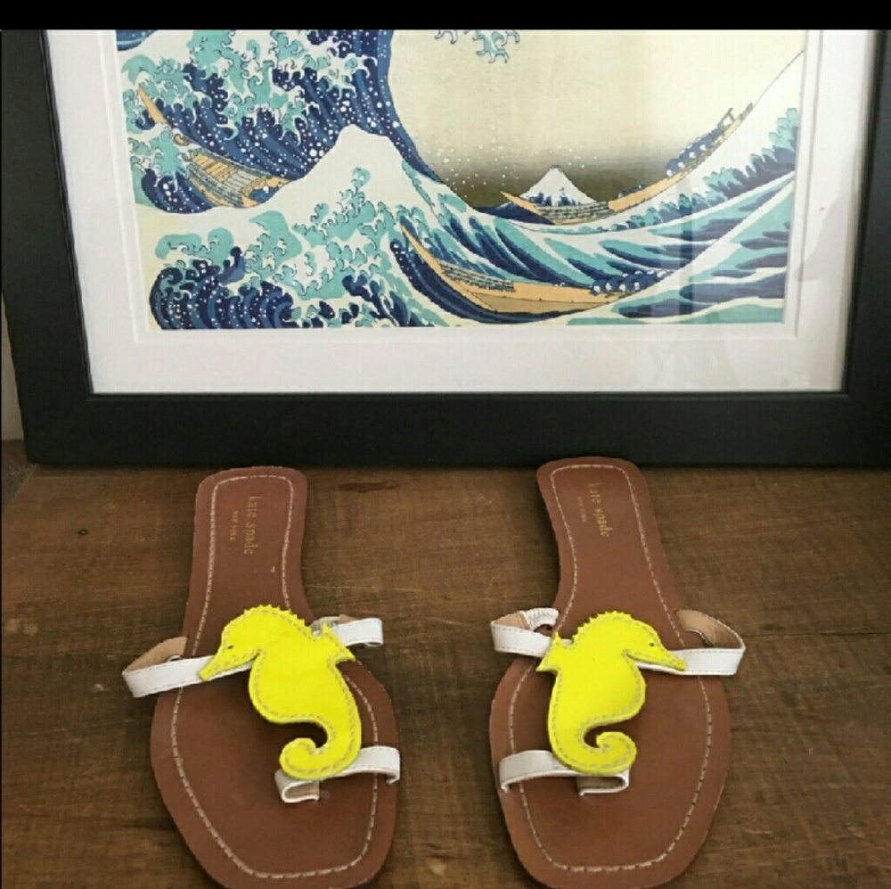 Kate Spade Seahorse Sandles! Precious!!!