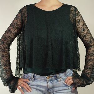 Lace Green Top Lace Green Top