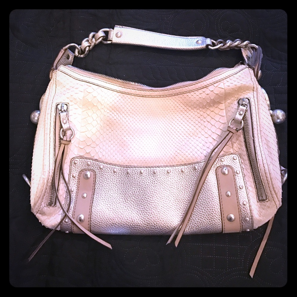 Versace crocodile handbag