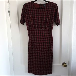 NWT Houndstooth ASOS Midi Dress