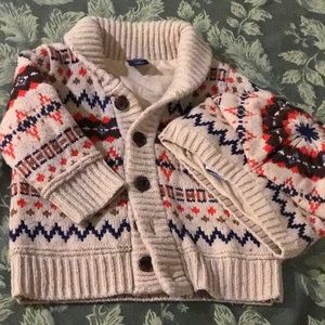 Cardigan and hat set