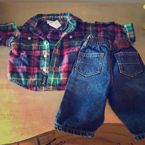 Infants Ralph Lauren top and pants