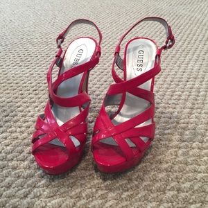 Guess Red Pumps