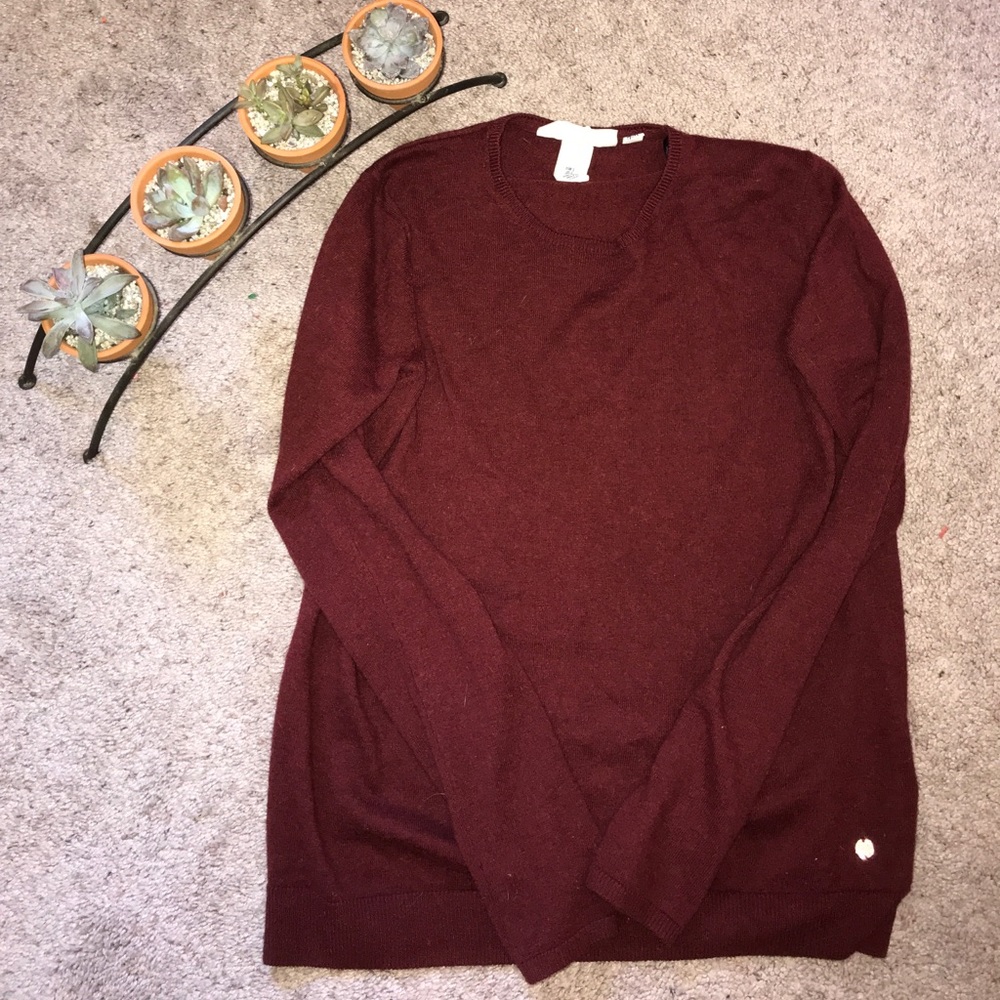 Maroon sweater!
