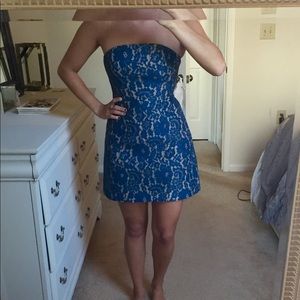 NWT Keepsake 'Everyway' Lace Dress in teal- Size S