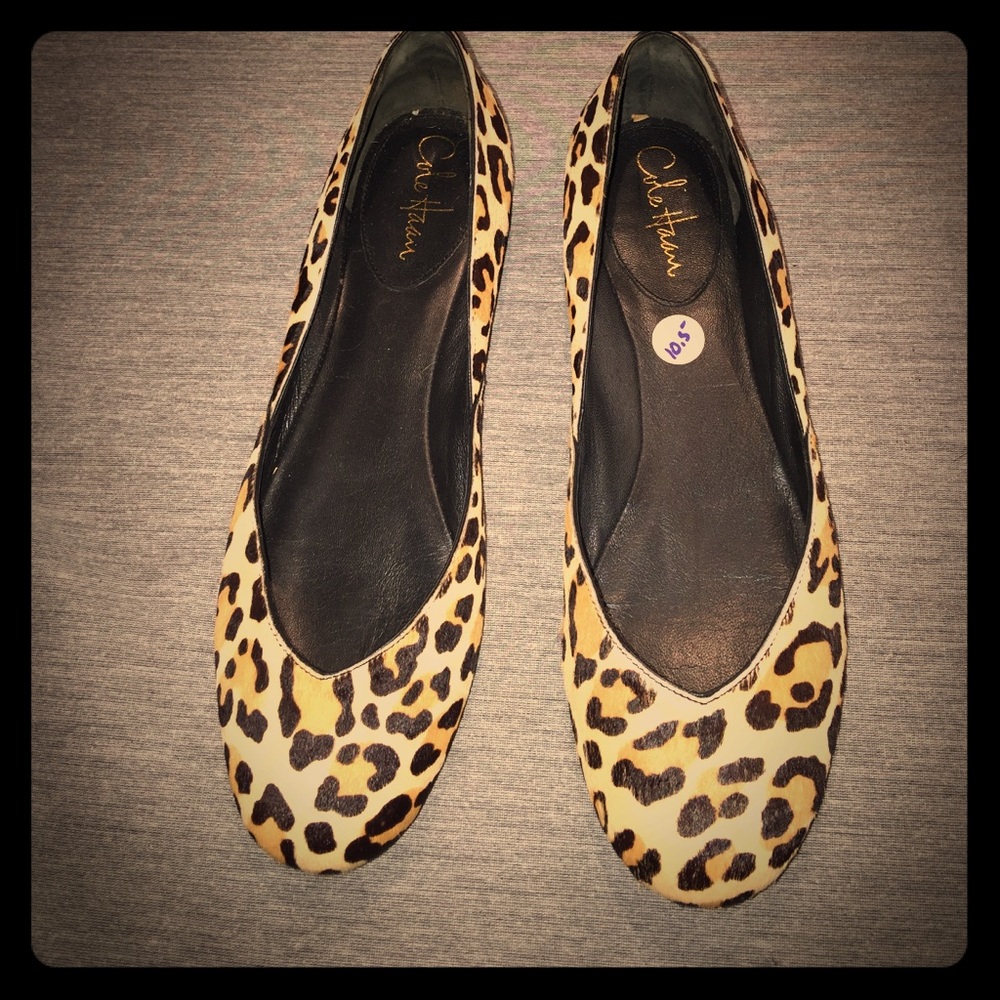 Cole Haan Leopard flats