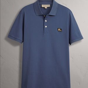 Men's Burberry cotton pique' polo