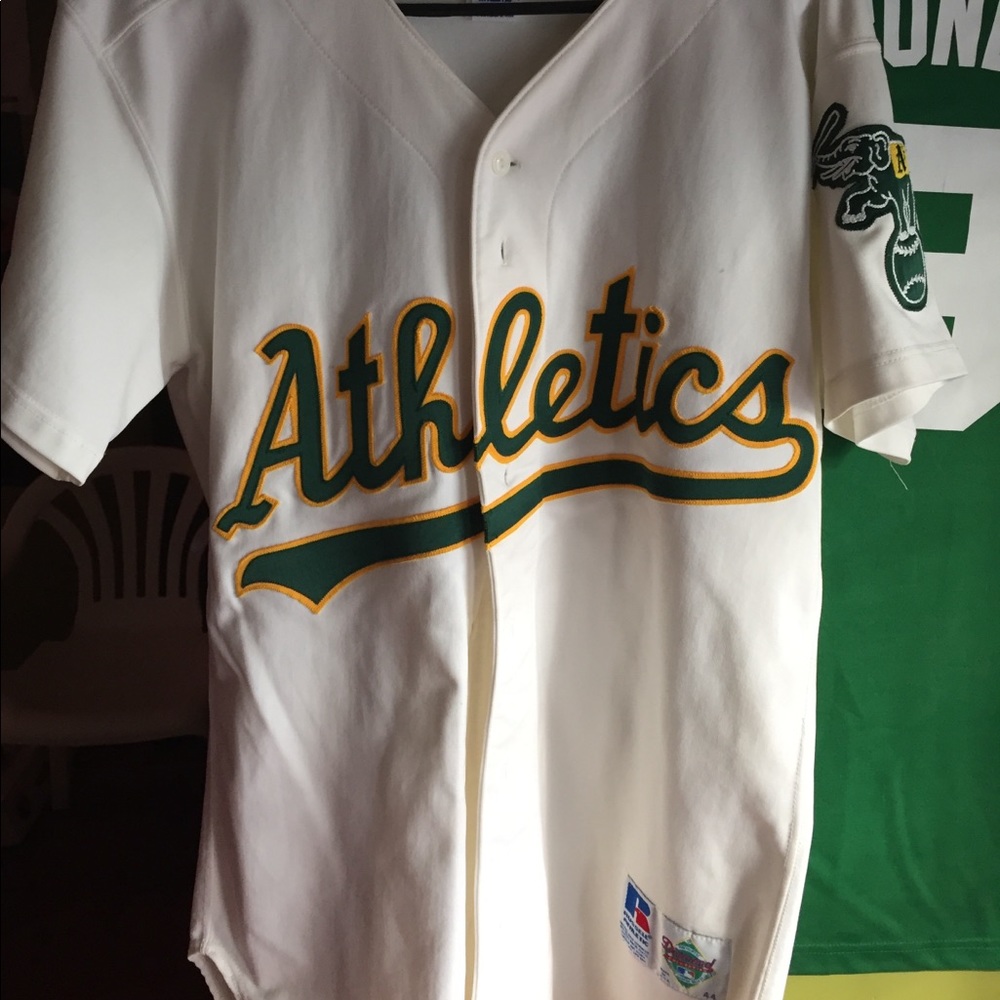 Russel athletics baseball jersey