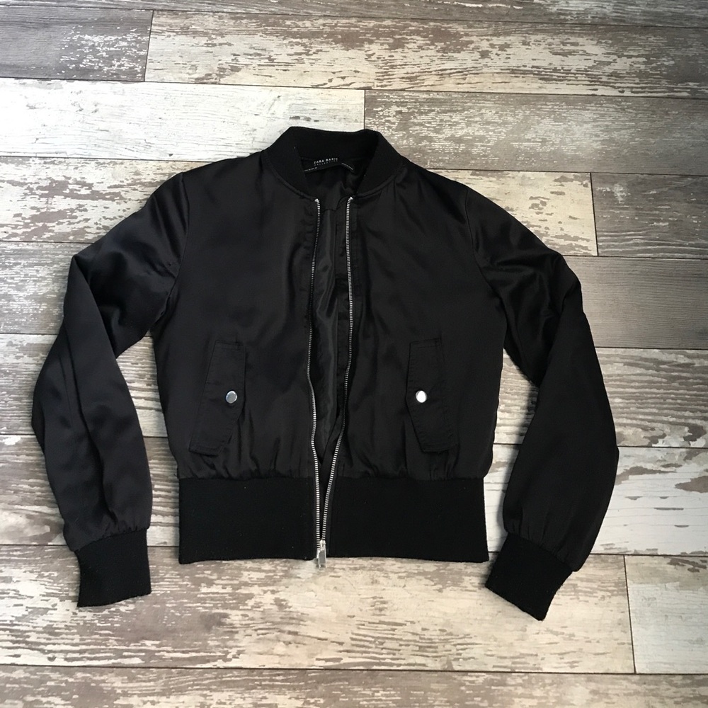 Black Bomber Jacket
