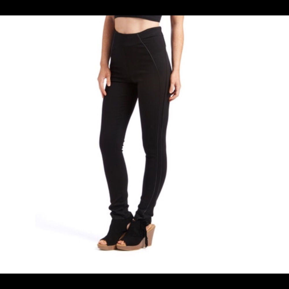 Black Side Seam Ponte Pants by JZ Jeans