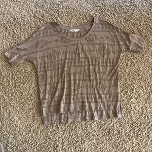 Old navy subtle print top
