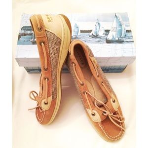 Sperry "Angelfish" in Linen/Oat Boat Shoe Sperry "Angelfish" in Linen/Oat Boat Shoe