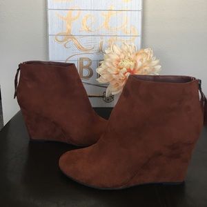 Dolce Vita Canyon Red booties.