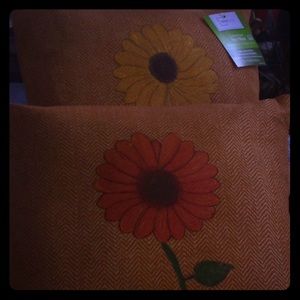 Beautiful sunflower pillows for  $7.50 each