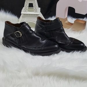 Venturini- Men's Black Leather shoes Made in Italy