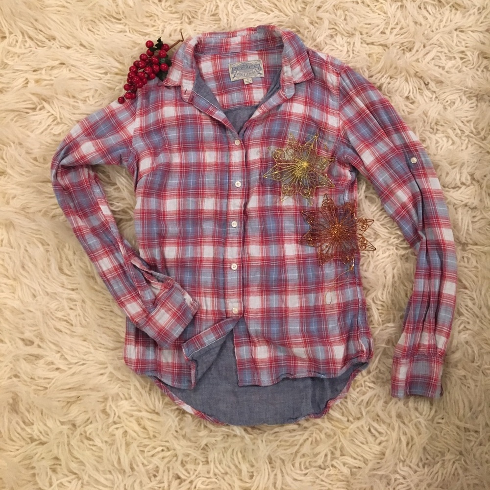 Red & Blue Fall Flannel
