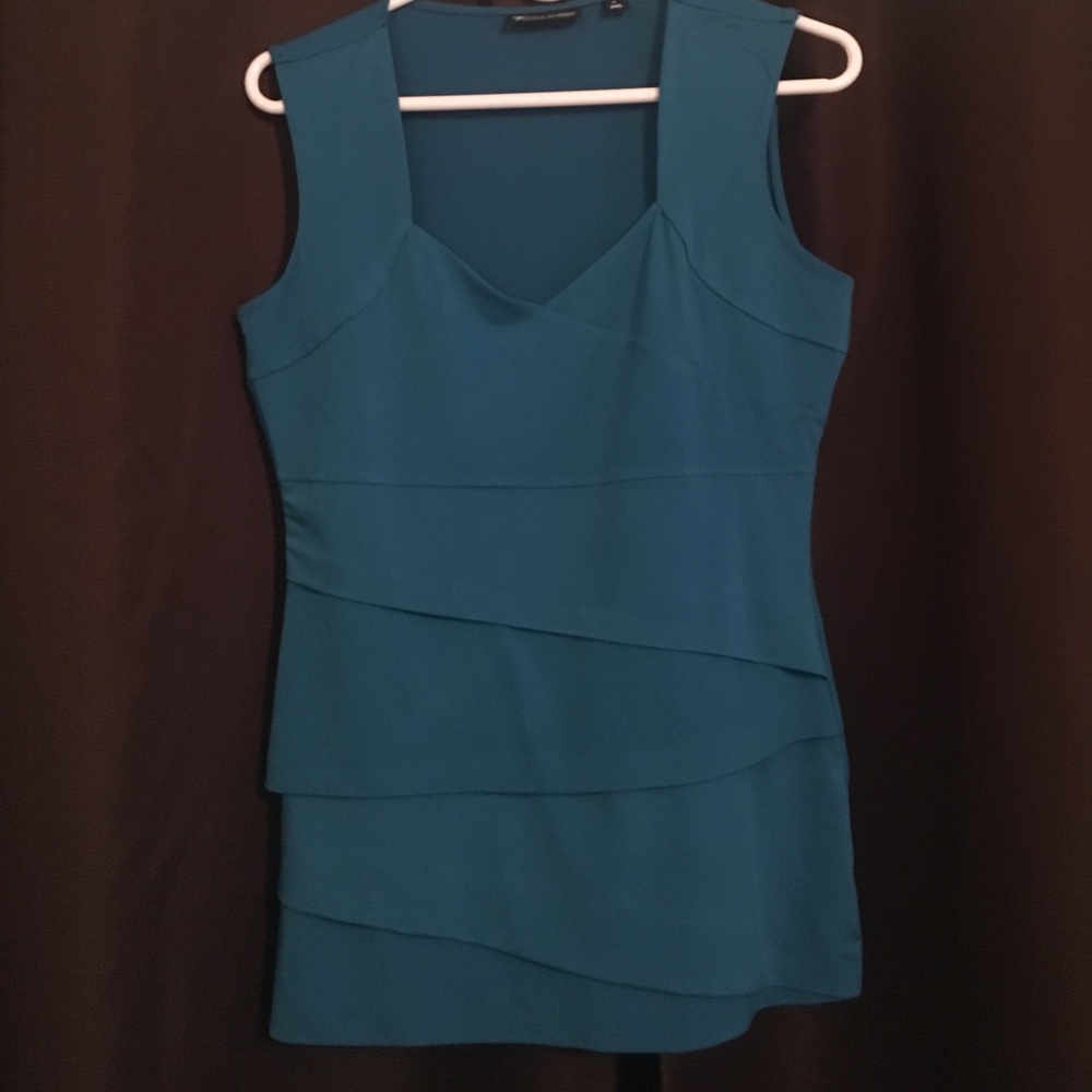 NY&C turquoise blouse medium