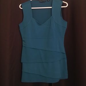 NY&C turquoise blouse medium