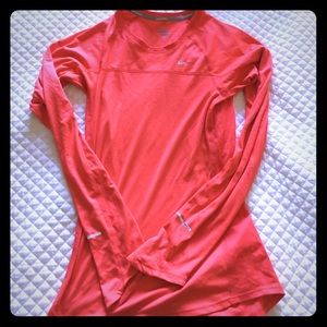 Nike Running Orange Long Sleeve