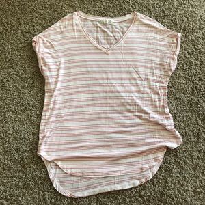 Striped casual tee