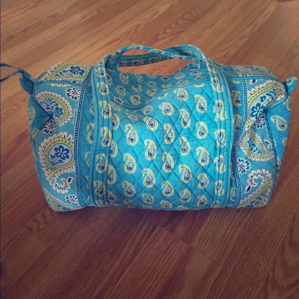 Vera Bradley Duffel Bag In Bermuda Blue