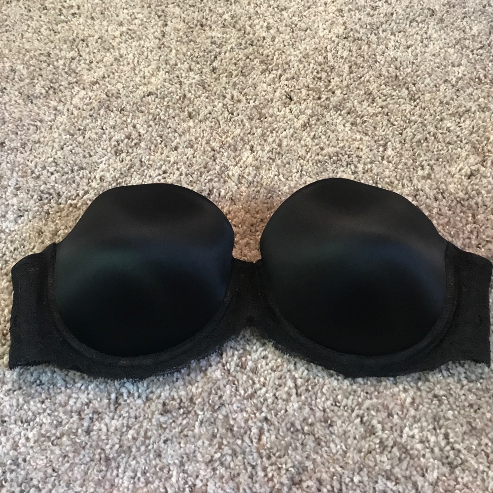 Satin Strapless Bra