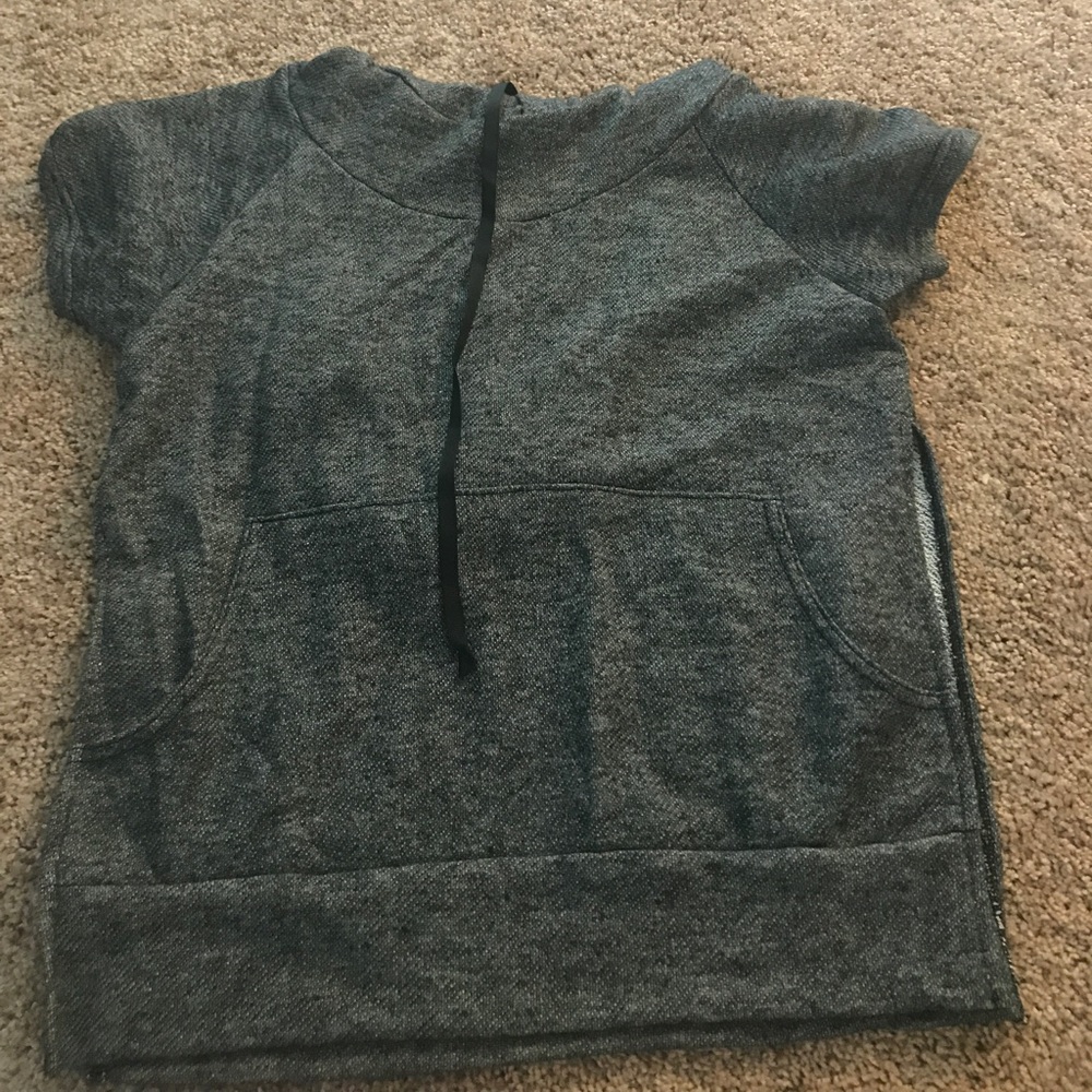 Work out short sleeve sweatshirt