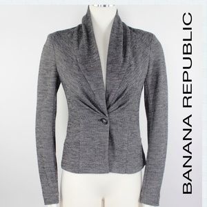 Shawl Collar Herringbone Unlined Blazer Career 210 Shawl Collar Herringbone Unlined Blazer Career 210