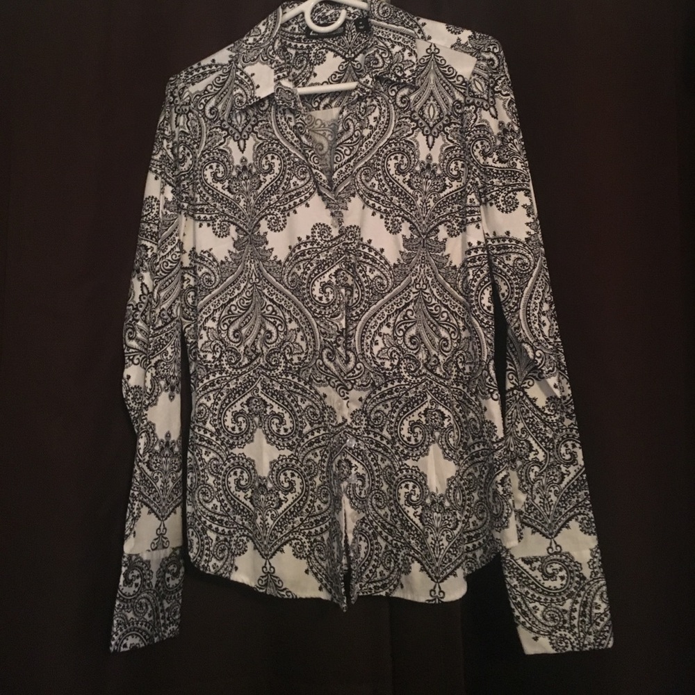 NY&C Madison l/s button down shirt size med