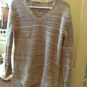 Gray sparkly sweater S